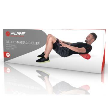 Pure2Improve Inflated Massage Roller Red - Enhance Recovery