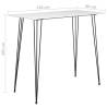 5 Piece Bar Set - Modern White & Grey Design for Any Space