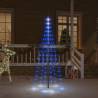  Christmas Tree on Flagpole Blue 108 LEDs 180 cm Colour blue Size 180 x 70 cm Quantity in Package 1 Model straight shaped led lights 