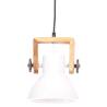 Industrial Hanging Lamp 25W - Elegant White Round Design