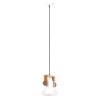 Industrial Hanging Lamp 25W - Elegant White Round Design