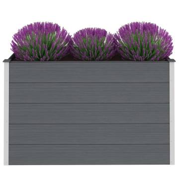 Garden Raised Bed WPC 150x50x91 cm Grey - Durable & Stylish