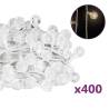 Globe Fairy String Lights 40m 400 LED Warm White - 8 Functions