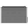 Garden Raised Bed WPC 150x50x91 cm Grey - Durable & Stylish