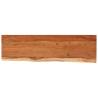 Wall Shelf 70x20x2.5 cm - Solid Acacia Live Edge