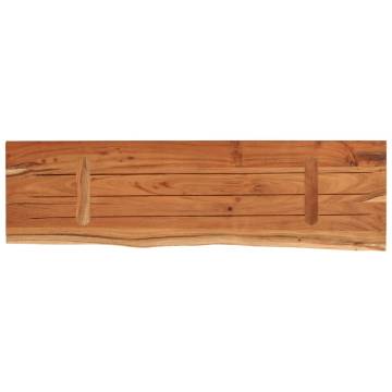 Wall Shelf 70x20x2.5 cm - Solid Acacia Live Edge