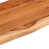 Wall Shelf 70x20x2.5 cm - Solid Acacia Live Edge