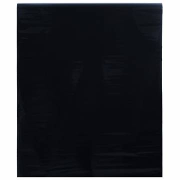 Static Frosted Black Window Film 45x500 cm | HipoMarket