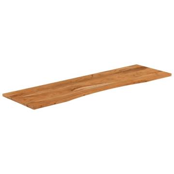 Rectangular Solid Wood Acacia Desk Top - 160x50 cm