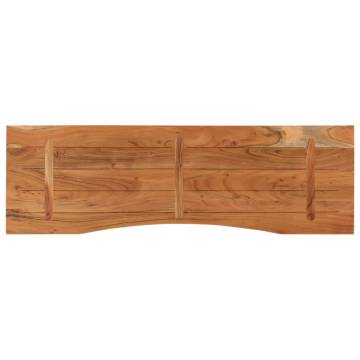 Rectangular Solid Wood Acacia Desk Top - 160x50 cm