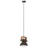 Industrial Hanging Lamp 25W Black Round E27 - Hipomarket UK