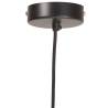 Industrial Hanging Lamp 25W Black Round E27 - Hipomarket UK