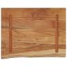 Rectangular Wall Shelf - Solid Acacia Wood Live Edge | HipoMarket