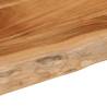 Rectangular Wall Shelf - Solid Acacia Wood Live Edge | HipoMarket