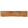 Rectangular Solid Wood Acacia Wall Shelf - 110x20x2.5 cm