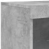 Modern Sideboards with LED Lights - 3 pcs Concrete Grey