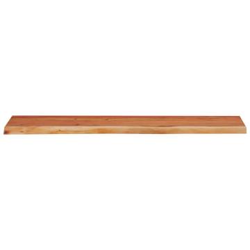 Wall Shelf - Solid Acacia Wood Live Edge - 40x20x2.5 cm