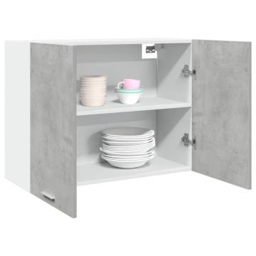 Hanging Cabinet Concrete Grey | 80x31x60 cm | Hipomarket