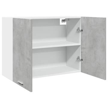 Hanging Cabinet Concrete Grey | 80x31x60 cm | Hipomarket