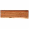 Wall Shelf 60x20x2.5 cm - Solid Acacia Wood Live Edge