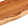 Wall Shelf 60x20x2.5 cm - Solid Acacia Wood Live Edge