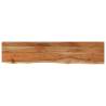 Wall Shelf 120x20x2.5 cm - Solid Wood Acacia Live Edge