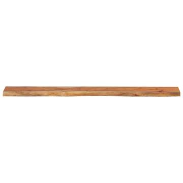 Live Edge Acacia Wall Shelf 160x20x2.5 cm | Hipomarket