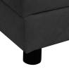 Dog Sofa with Pillow - Black Plush Pet Bed 83x44x44 cm