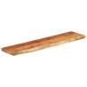 Wall Shelf 80x20 cm | Solid Acacia Wood Live Edge Design