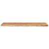 Wall Shelf 80x20 cm | Solid Acacia Wood Live Edge Design