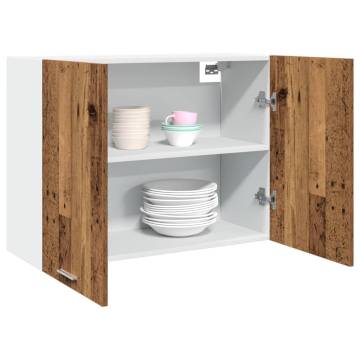 Hanging Cabinet Old Wood 80x31x60 cm | Optimize Your Kitchen