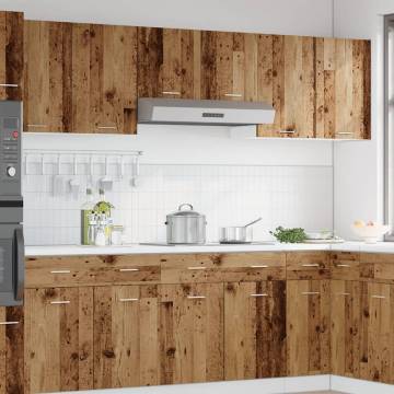 Hanging Cabinet Old Wood 80x31x60 cm | Optimize Your Kitchen