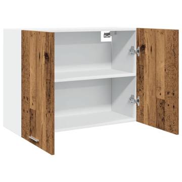 Hanging Cabinet Old Wood 80x31x60 cm | Optimize Your Kitchen