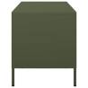 Stylish Olive Green TV Cabinet | Cold-Rolled Steel - HipoMarket