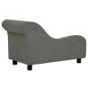 Dog Sofa with Pillow Dark Grey - Comfortable Pet Furniture