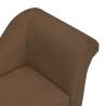 Comfortable Dog Sofa with Pillow - Brown Plush 83x44x44 cm