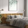 Wall Headboard Smoked Oak 240x1.5x80 cm | Chic Design