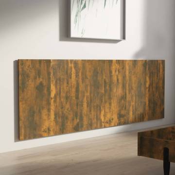 Wall Headboard Smoked Oak 240x1.5x80 cm | Chic Design