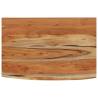 Wall Shelf 50x30 cm - Solid Acacia Wood with Live Edge