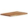 Wall Shelf 50x30 cm - Solid Acacia Wood with Live Edge