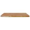 Wall Shelf 50x30 cm - Solid Acacia Wood with Live Edge