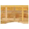 Desk Top with Curve 80x60 cm - Solid Rough Mango Wood | HipoMarket