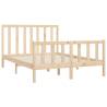 Solid Wood Bed Frame 160x200 cm - Stylish & Sturdy Design