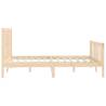 Solid Wood Bed Frame 160x200 cm - Stylish & Sturdy Design