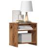 Old Wood Bedside Cabinet - 40x30x40 cm | Hipomarket UK