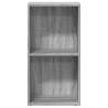 Bookcase Grey Sonoma - 40x30x77 cm Engineered Wood Storage