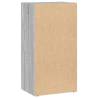 Bookcase Grey Sonoma - 40x30x77 cm Engineered Wood Storage