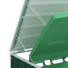 Triple Wheelie Bin Storage - Green Steel | HipoMarket UK