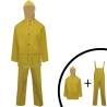  Waterproof Heavy-duty 2-piece Rain Suit with Hood Yellow L Colour yellow Size l 