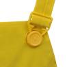 Waterproof Heavy-duty 2-piece Rain Suit with Hood - Yellow L